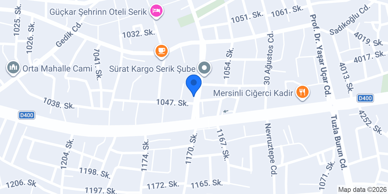 DHL eCommerce - Serik Şubesi konumu