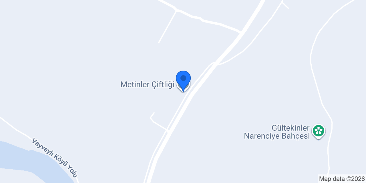 Metinler Çiftliği konumu