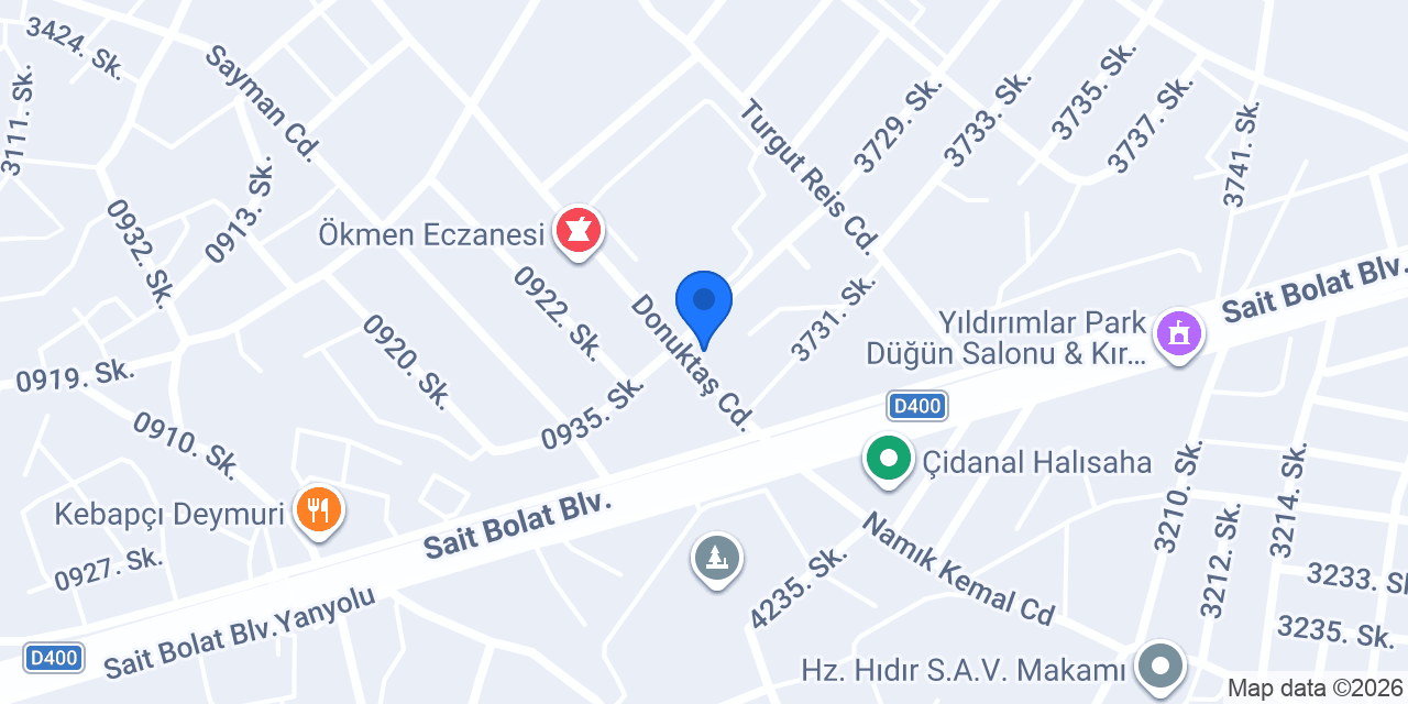 ARICI İNŞAAT konumu