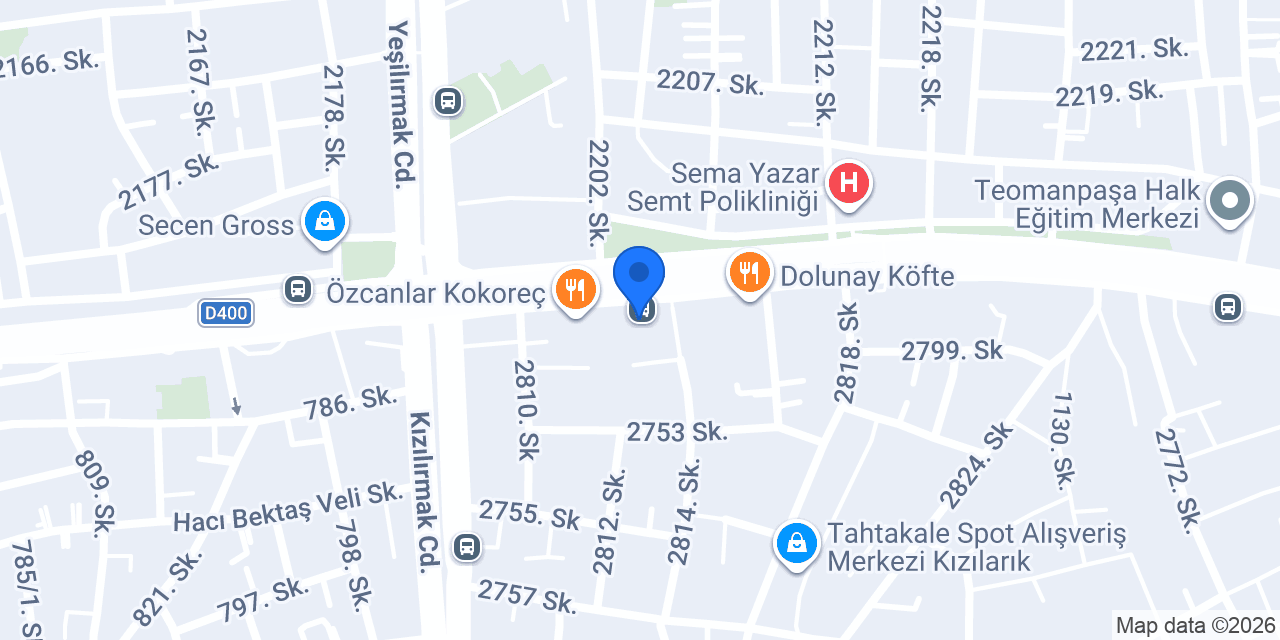 Antalya Fizyoterapist Abdullah Bülbül konumu
