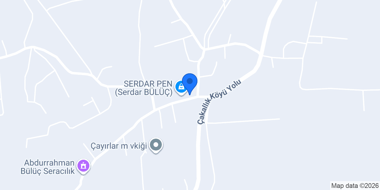 Özçelik PEN kapı pencere panjur sistemleri konumu