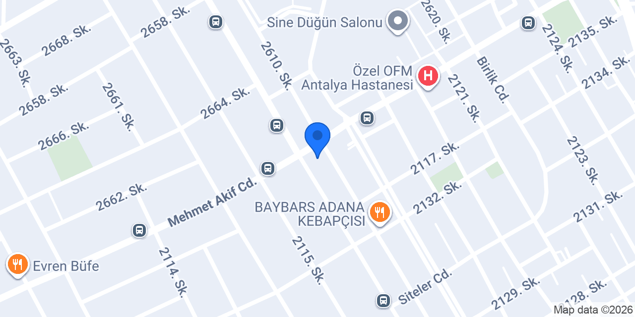 Kaş Optik konumu