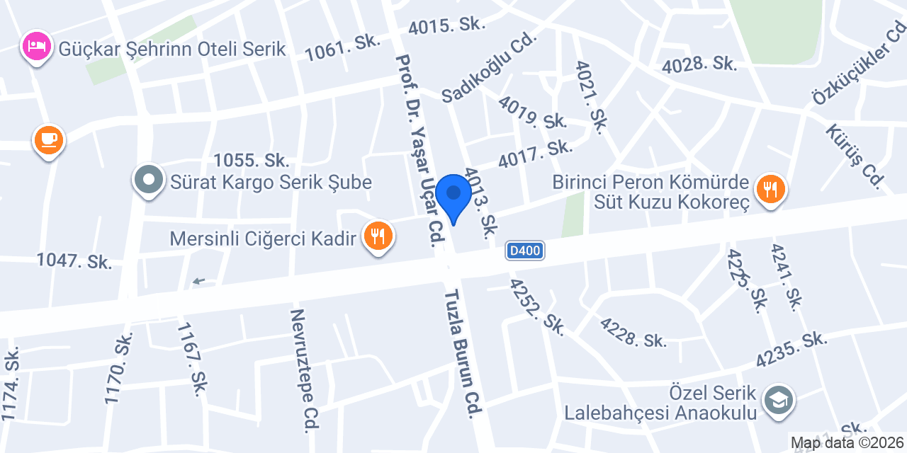 Dondurmacım konumu