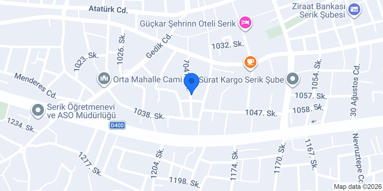 Ceyda Nailart Serik Belek konumu