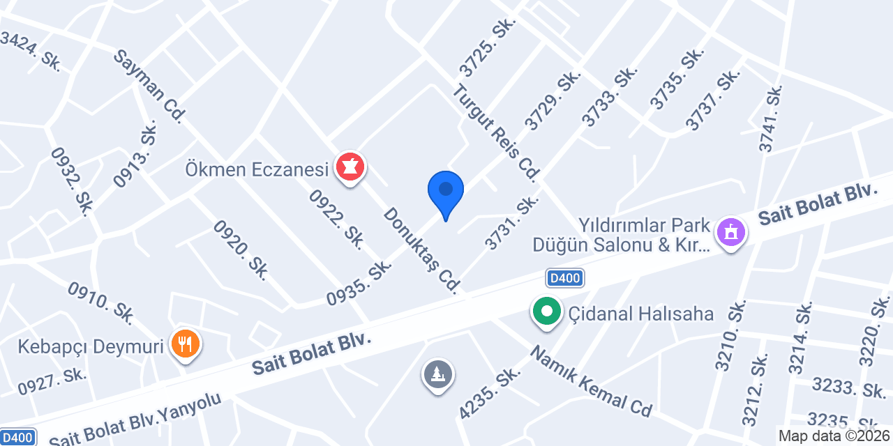 Sinan Otomotiv konumu
