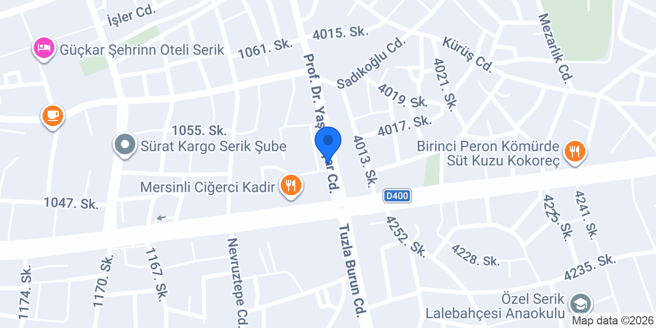 Tunçlar Avm konumu