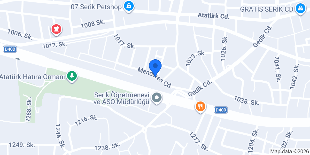 Asat Serik konumu