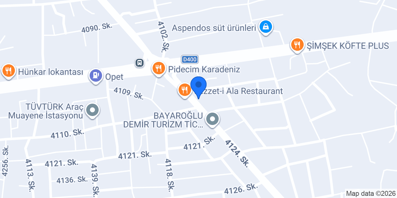 Öztürk Oto Jant & Lastik konumu