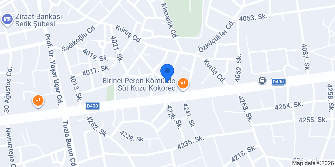 Tuğrul Garage konumu