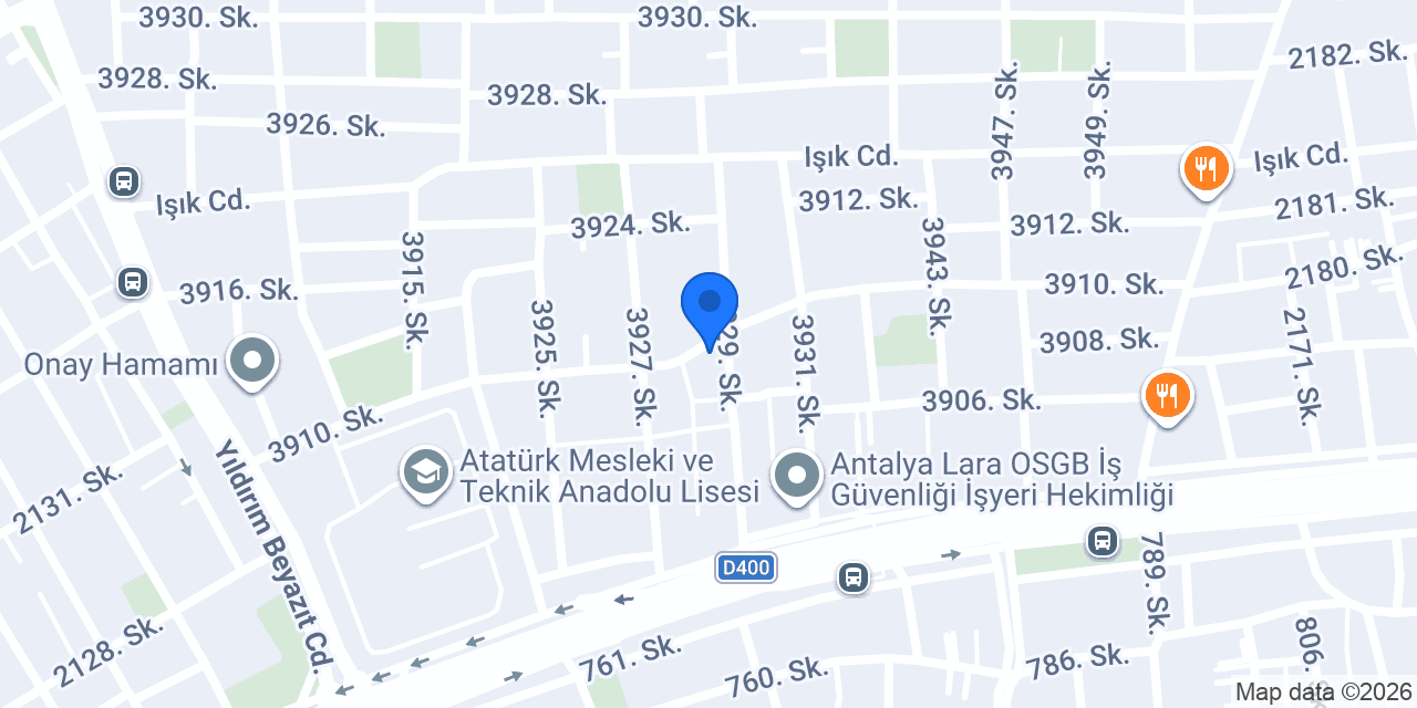Güneş Market konumu