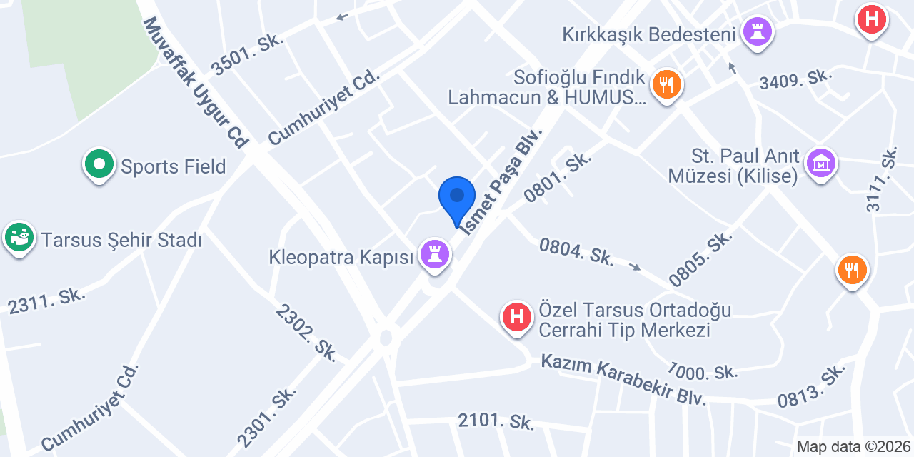 Kleopatra taksi Ali yağan konumu