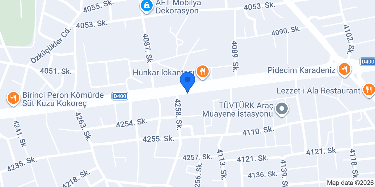 Temiz Otomotiv konumu