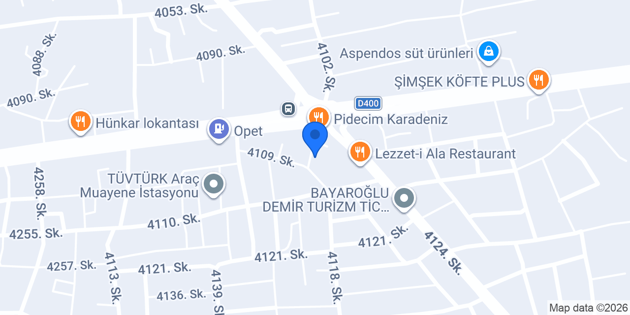 Okur Hafriyat konumu