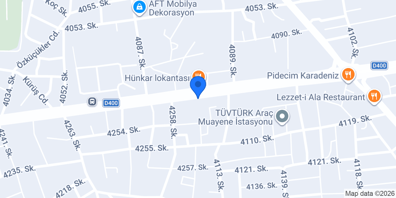 Akın Oto Galeri konumu