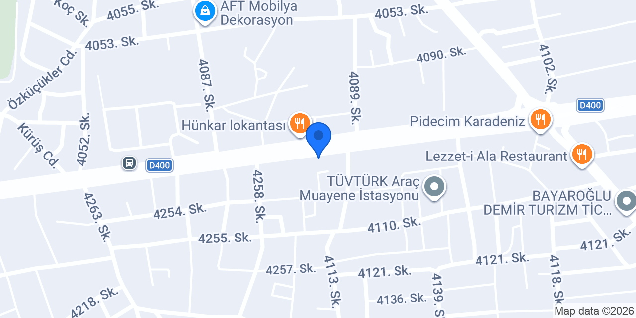 Sanatkar Oto Tamir konumu