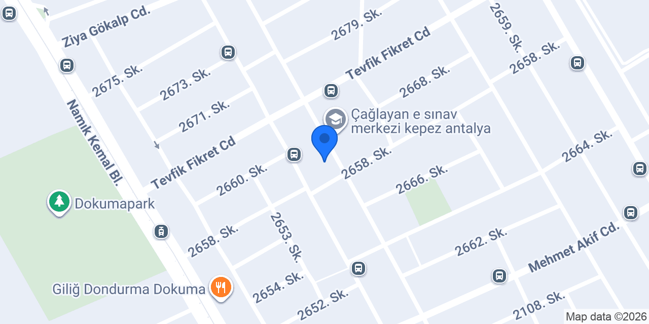 Antalya Matbaa konumu