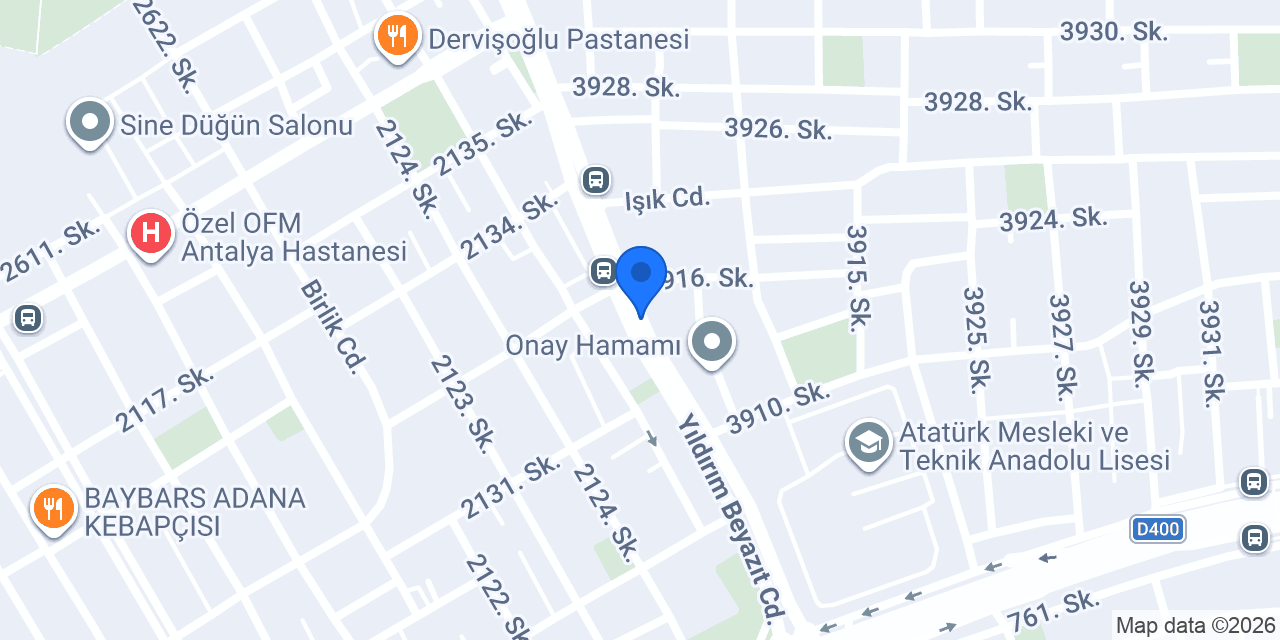 Anadolia Börek -Su Böreği- Kol böreği konumu