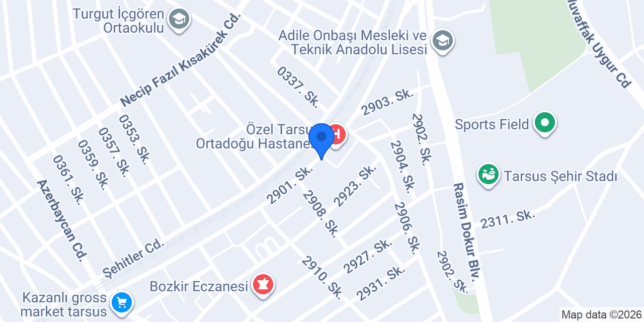 Tarsus Komagene Çiğköfte konumu