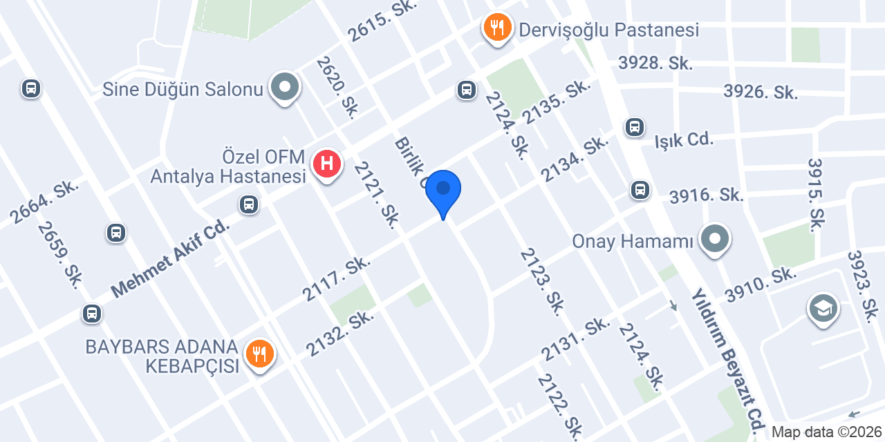 Betül Kırtasiye konumu
