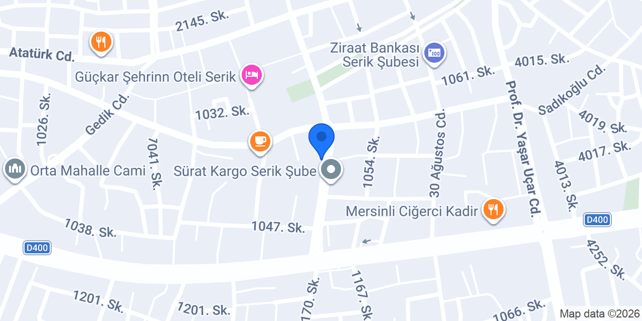 ADIGÜZEL TEKNİK konumu