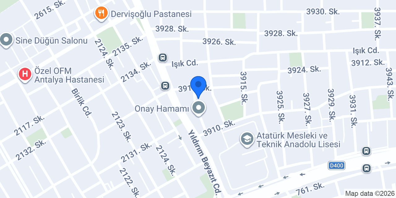 Terzi yağmur konumu