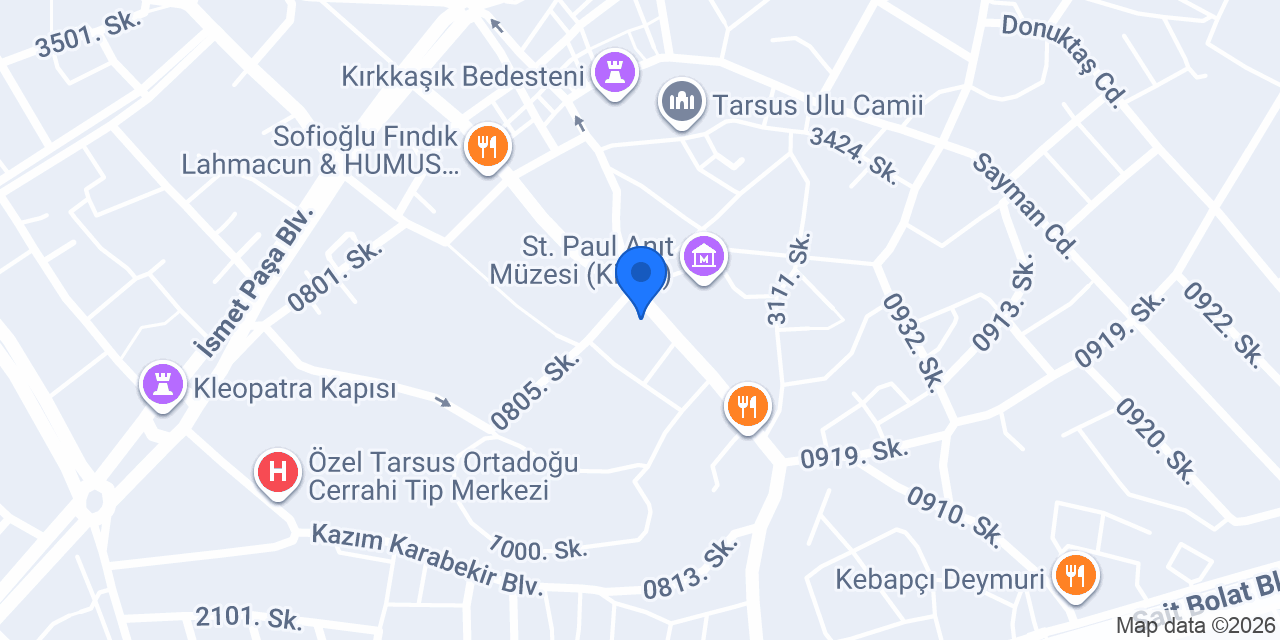 MST Yapı Market konumu