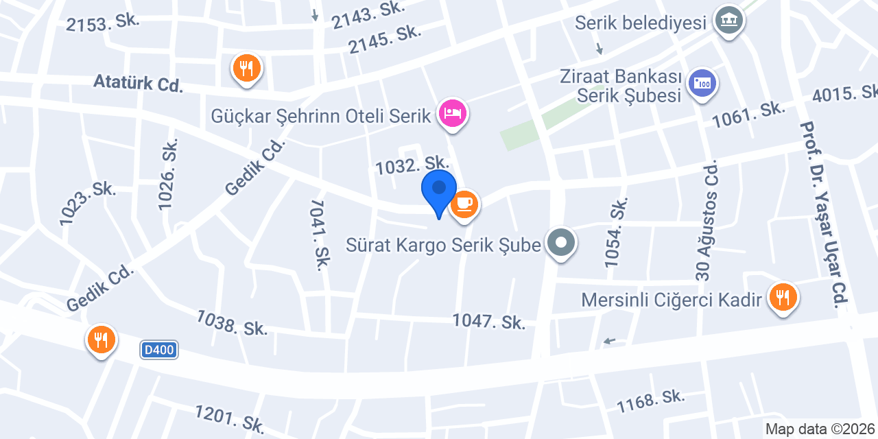 hacı baba pide ve lahmacun salonu ANTALYA konumu