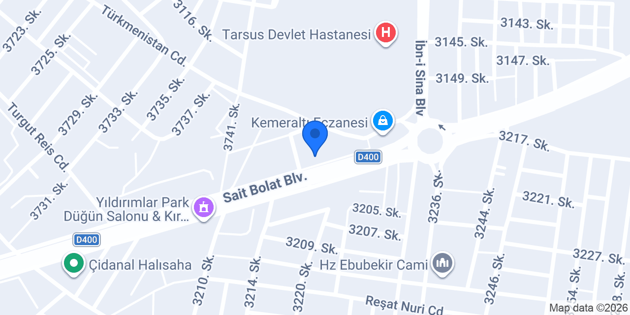 Salon Ahmet Çay konumu