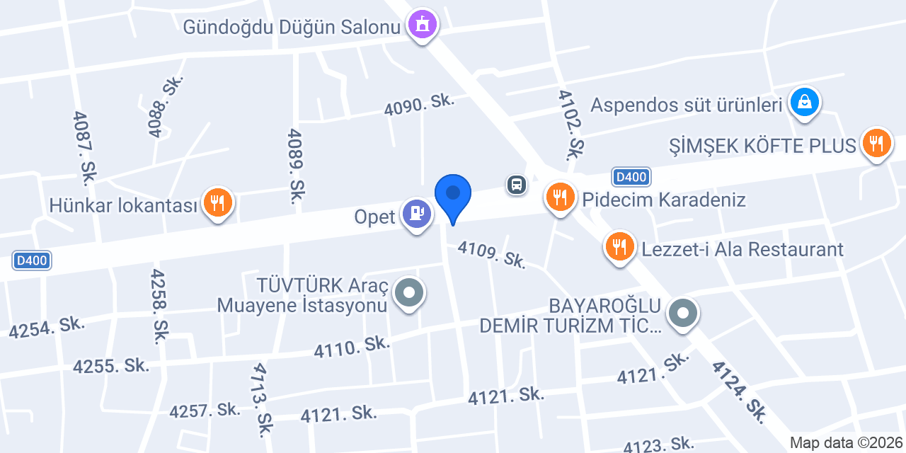 Nefes Otomotiv Serik konumu