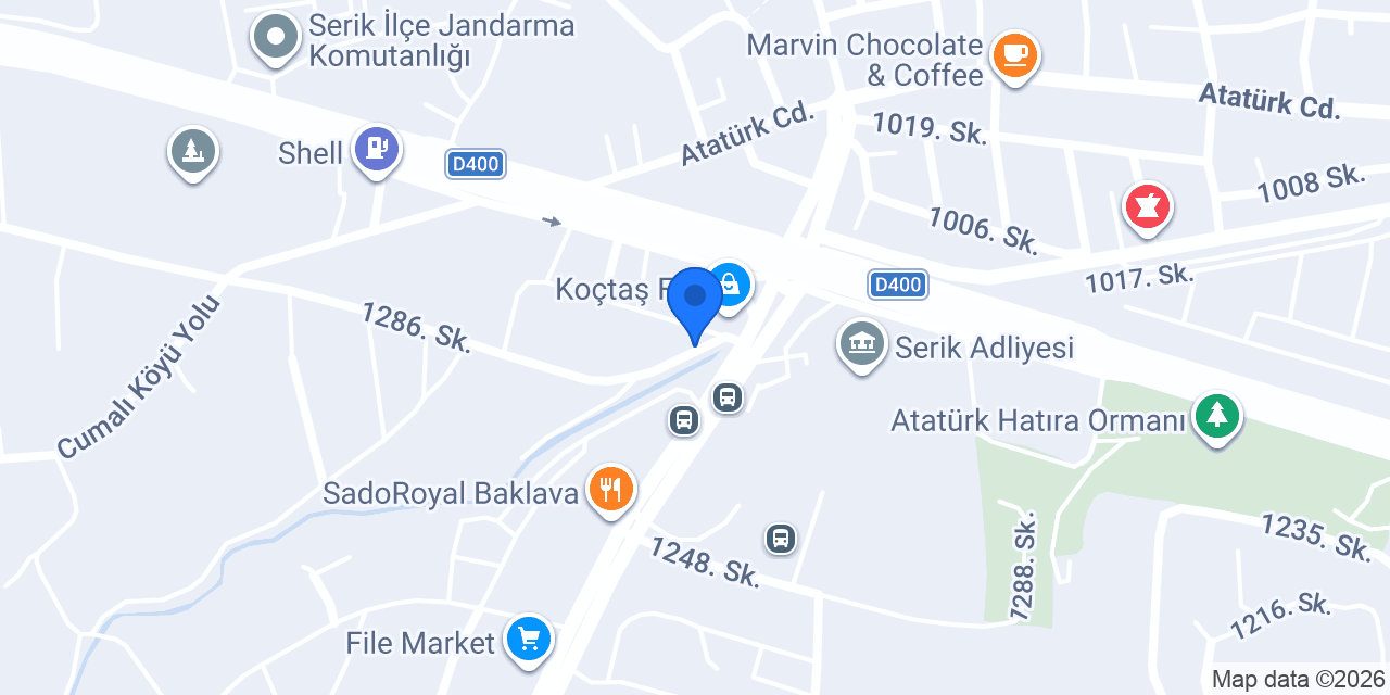 Seva Clinic Antalya konumu