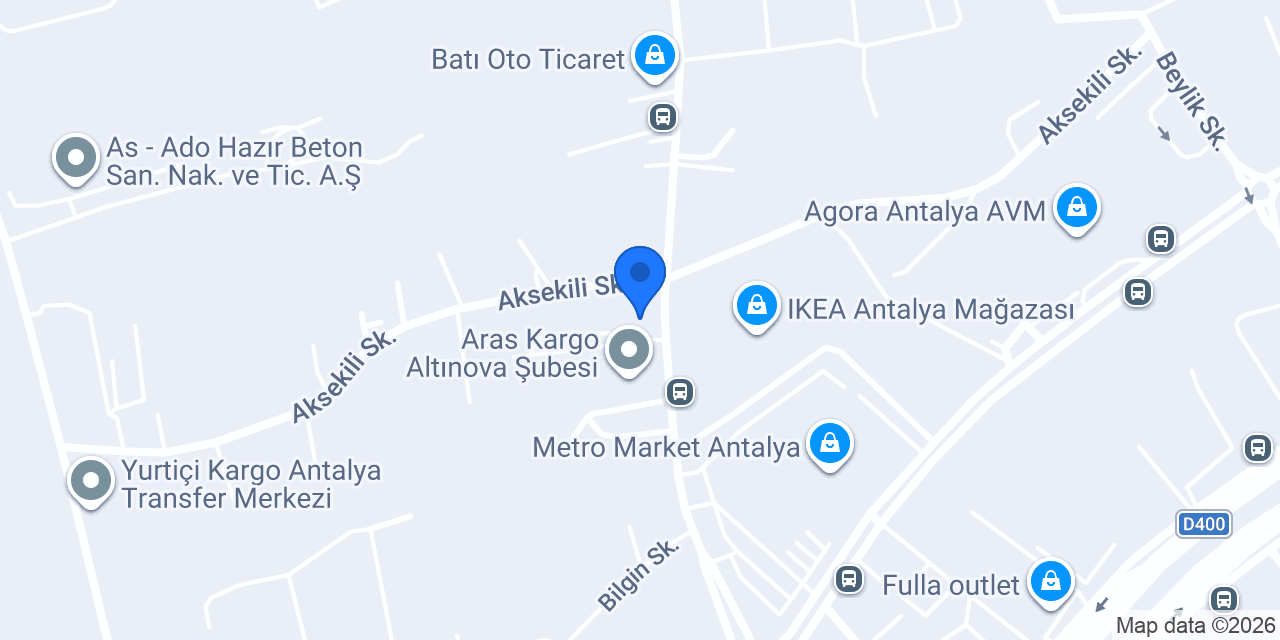 Bahçe & Bahçe konumu