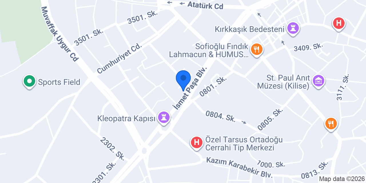 Tarsus 6. Noterliği konumu