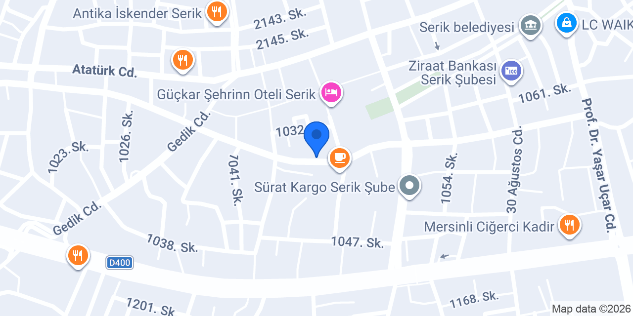 İsko Veteriner Kliniği konumu