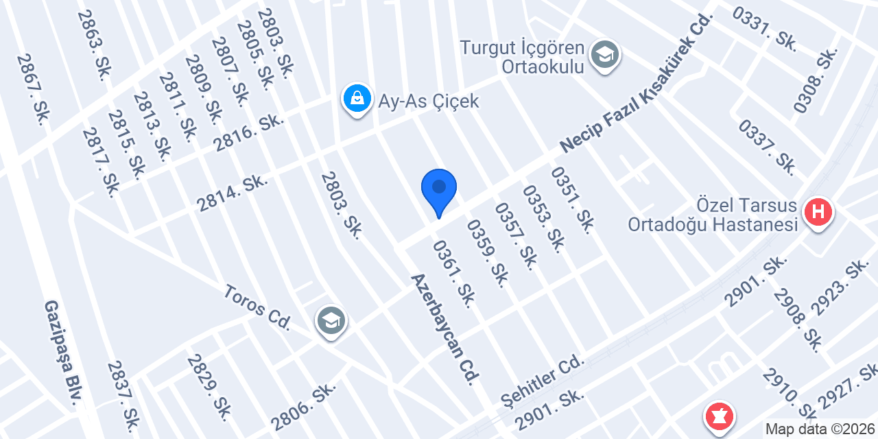 DARA MUTFAK VE DEKORASYON konumu