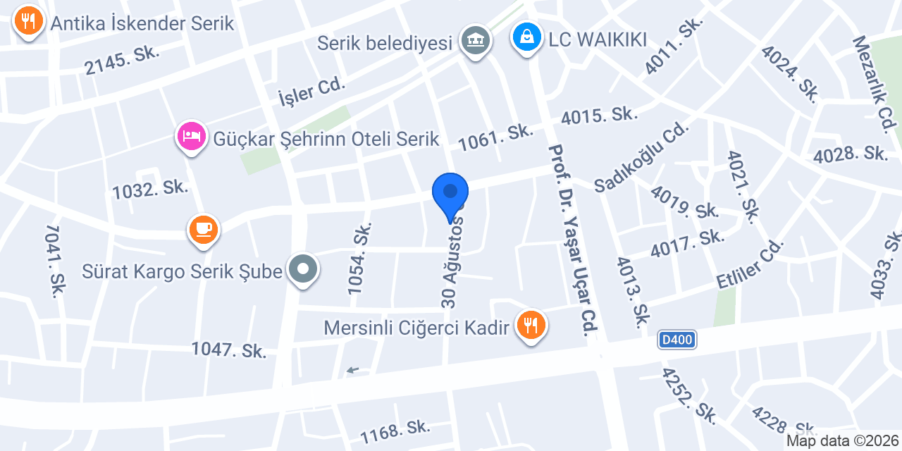 serik akdeniz ofset matbaa konumu