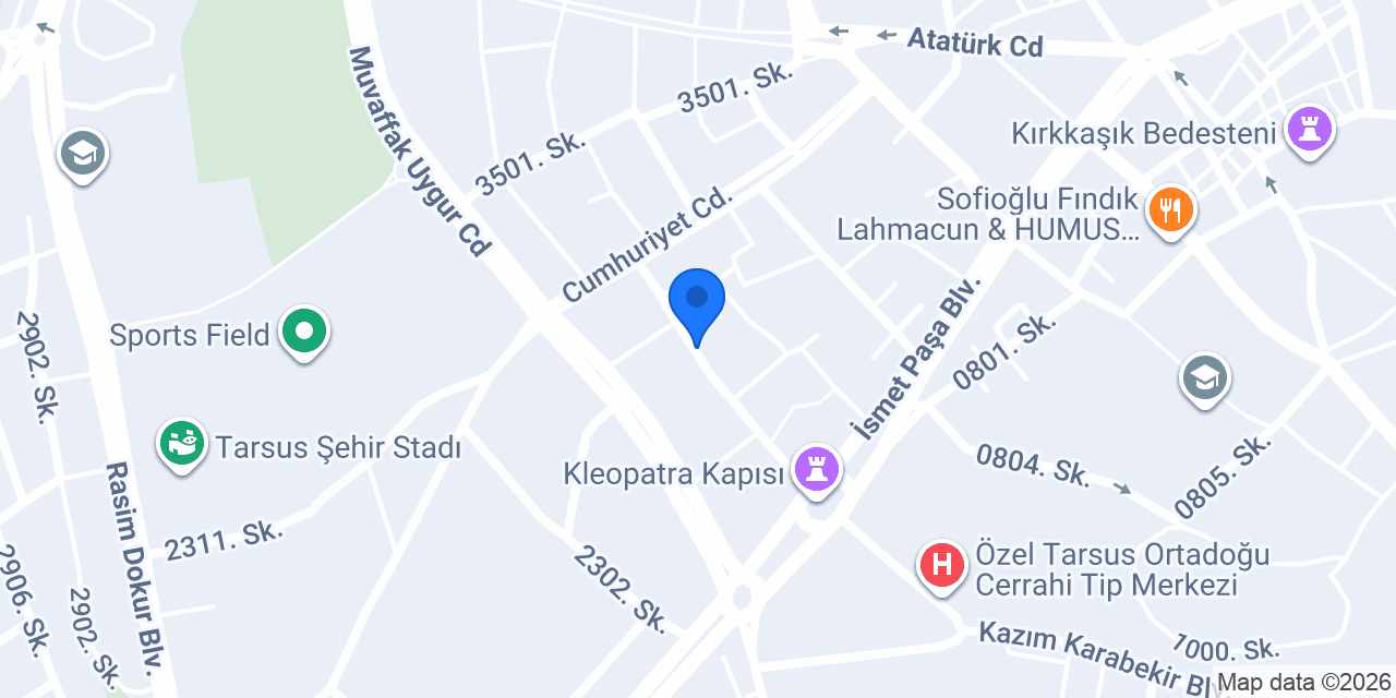 Ark Nova Mimarlık konumu