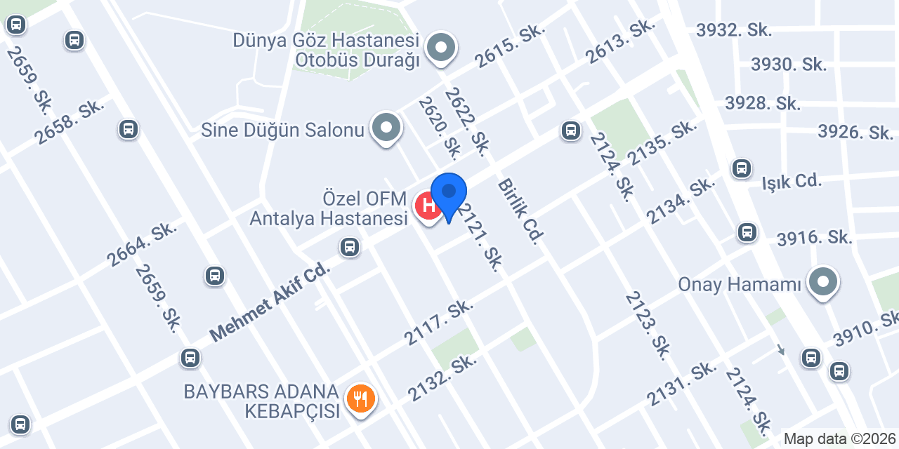 Uzm. Dr. Atakan Yanıkoğlu konumu