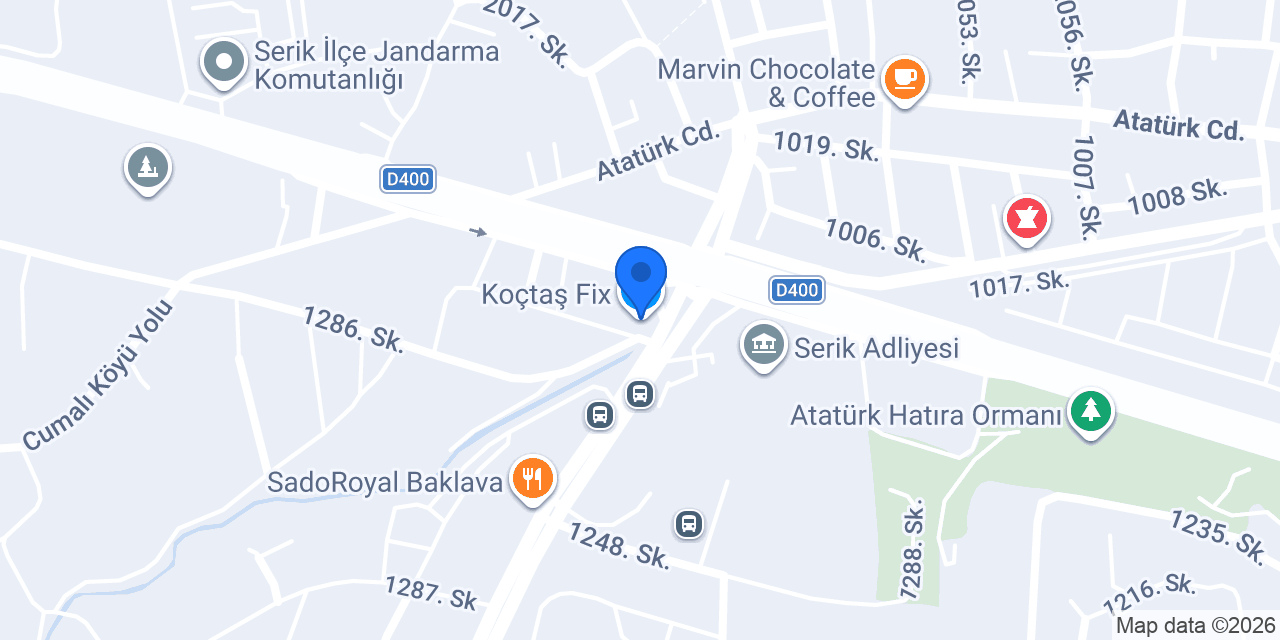 Koçtaş Fix konumu