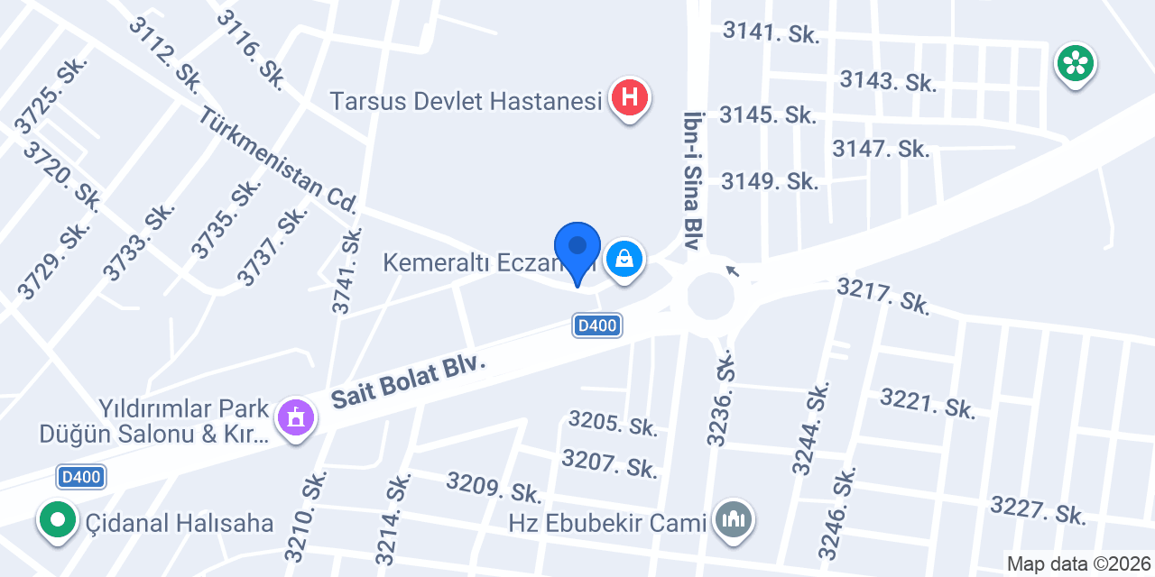 Yusuf Yüksek Eczanesi konumu