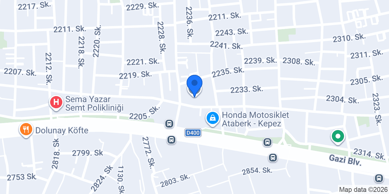 Mareşal Fevzi Çakmak Ortaokulu konumu