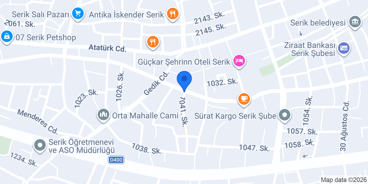 Serik Reklam - Tabela - Baskı konumu
