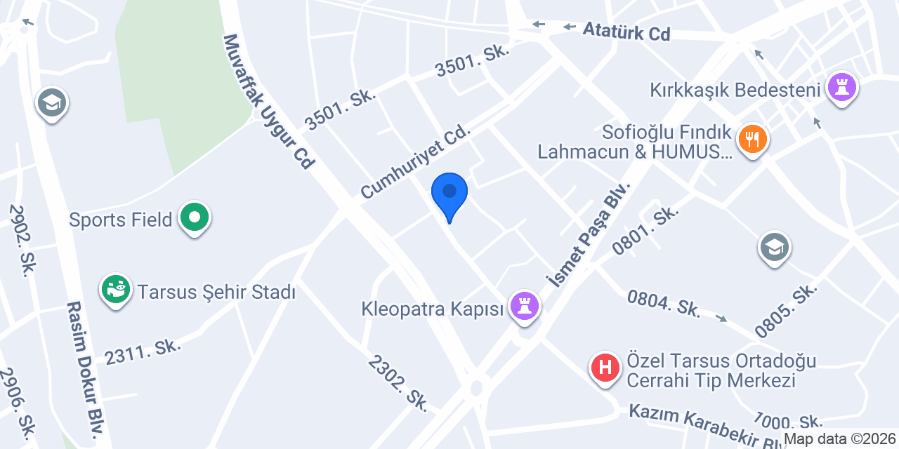 Firdevs Avcı Mimarlık konumu