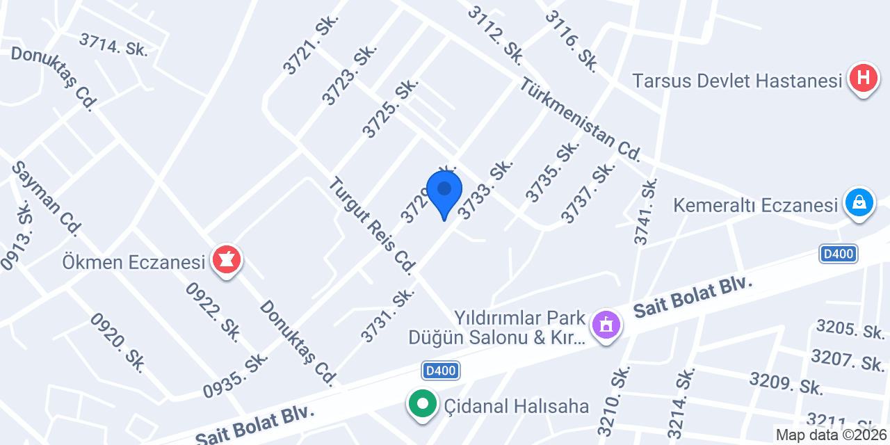 Ada Halı Yıkama konumu