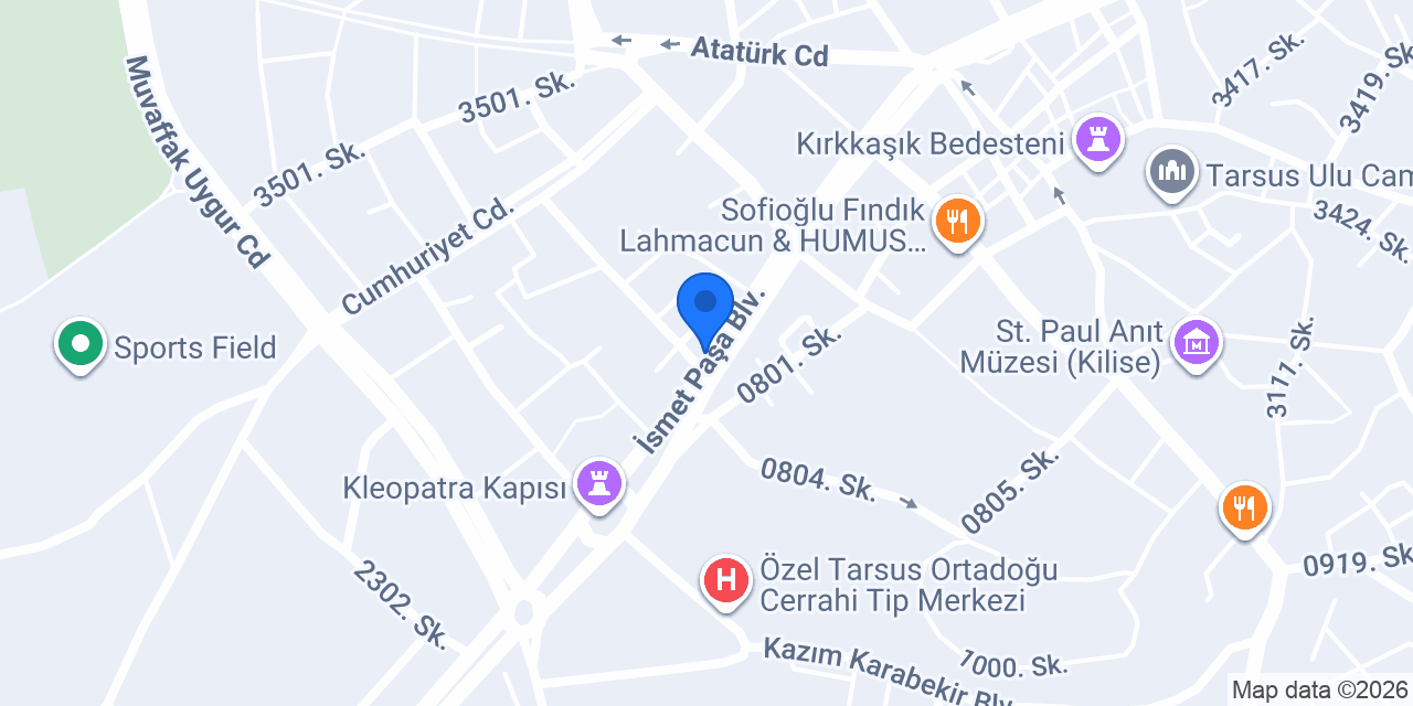 Çetin elektrik tarsus konumu