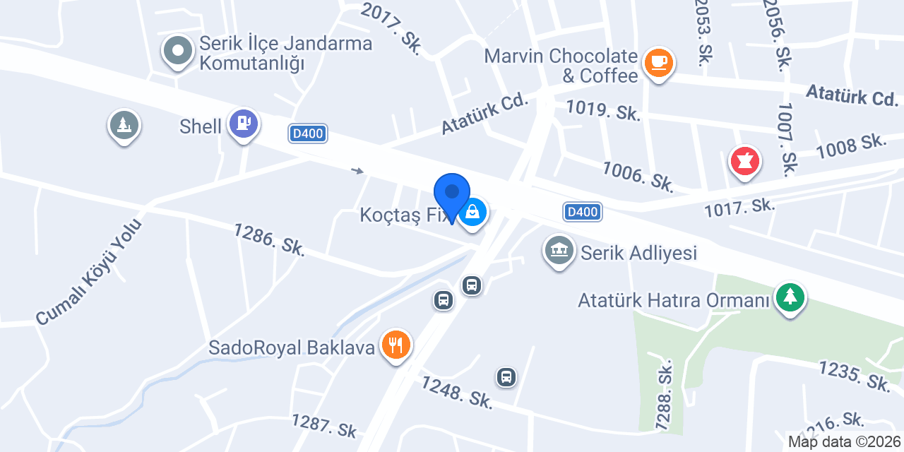 SERİK LİHKAB MSE MÜHENDİSLİK konumu