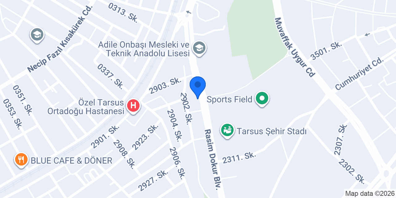 Yaşar Ertekin Sürücü Kursu konumu