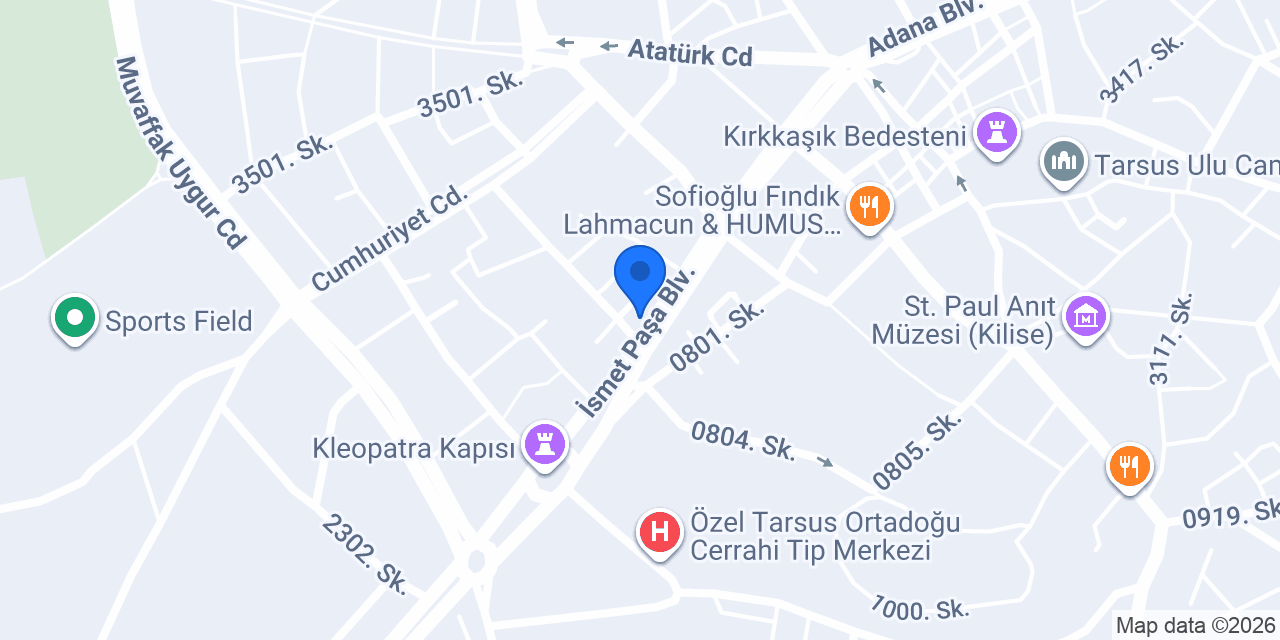 Akyürek Av konumu