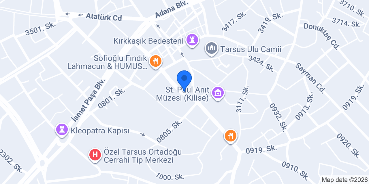 Tarsus Cam Balkon konumu