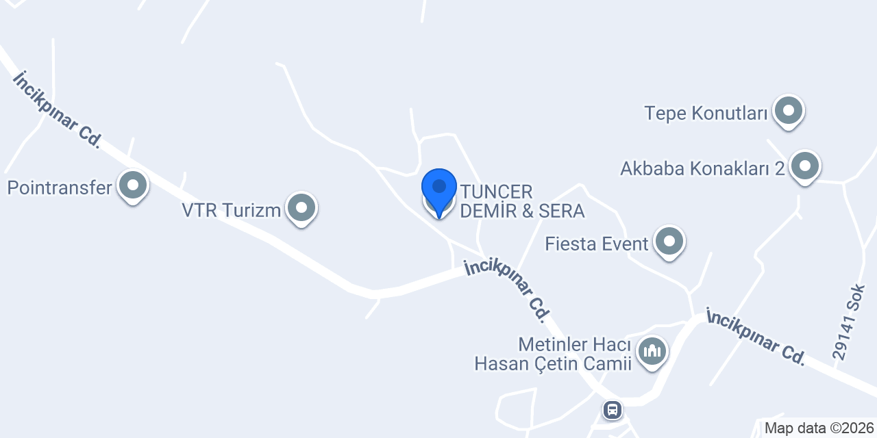 TUNCER DEMİR & SERA konumu