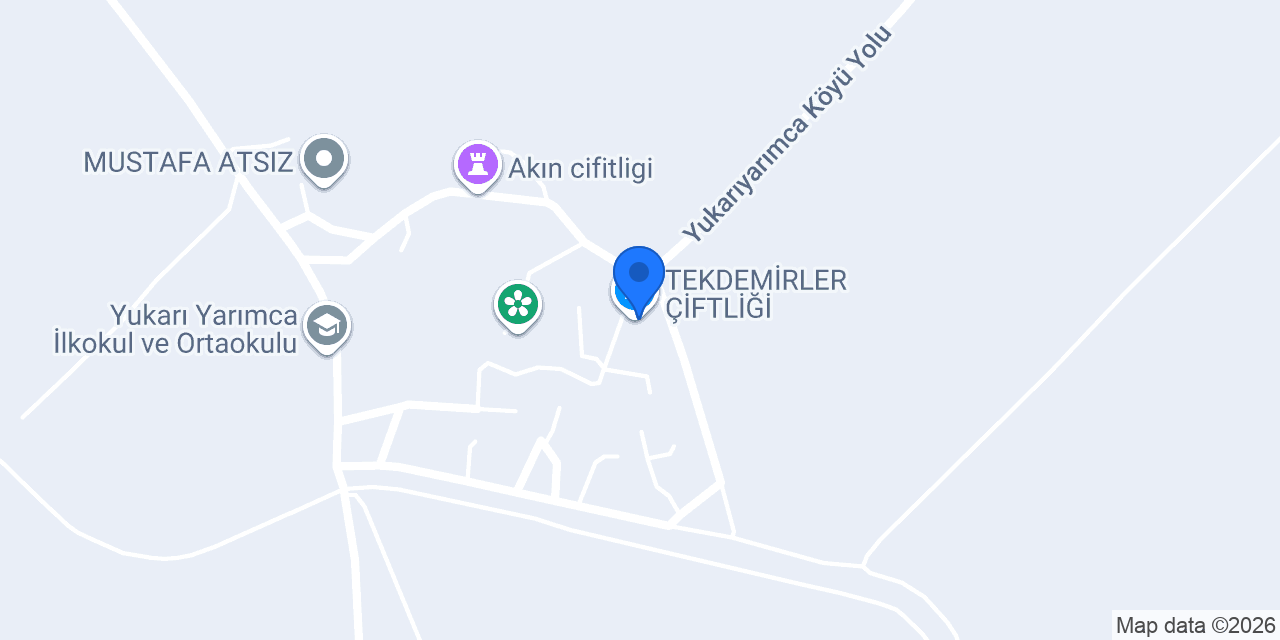 TEKDEMİRLER ÇİFTLİĞİ konumu